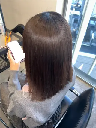 ミディアム カラー ヘアアレンジ 🎀ブリーチ×艶髪 🎀 ♡さや♡のヘアスタイル