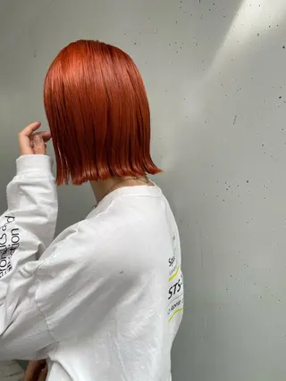 ショート カラー お任せヘア☘️☘️ 及川渚のヘアスタイル