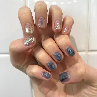 ネイル 【淡色color/ nail】maikoのネイルデザイン