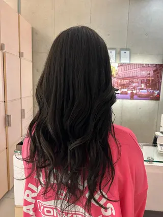 ロング カラー 増渕 里奈のヘアスタイル