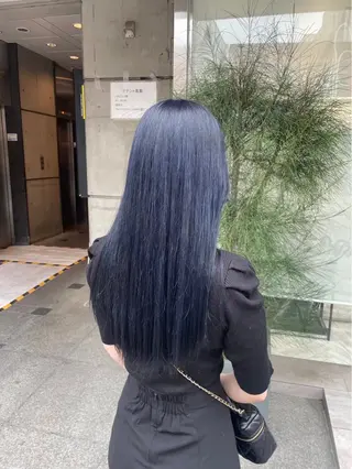 セミロング ARISA︎ メンズハイトーンのヘアスタイル