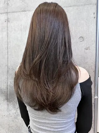 ロング カラー ヘアアレンジ 垢抜け透明感カラー 指名No.1shunのヘアスタイル