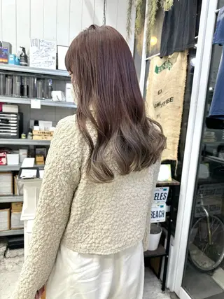 ロング カラー じゅんな VENICE/船橋駅のヘアスタイル