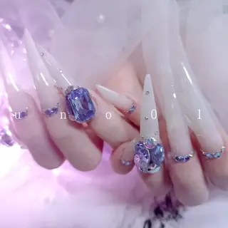 ネイル 梅田🦄中崎町🩵 u n o 0 1のネイルデザイン