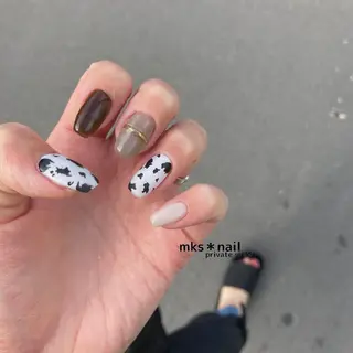 ネイル mks＊nail //  枚方長尾のネイルデザイン