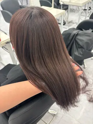 ミディアム カラー Ayano‪‪🎀似 合わせ×透明感🎀のヘアスタイル