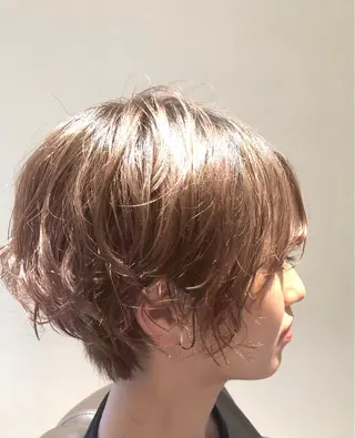 ショート 菊池 幹のヘアスタイル