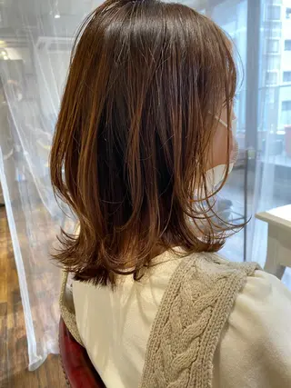 ミディアム ヒラヤマ ユウスケのヘアスタイル