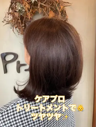 カラー 永井 幸枝のヘアスタイル