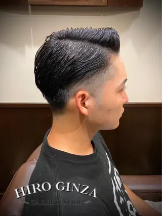 ミディアム メンズ 猪井 明のヘアスタイル