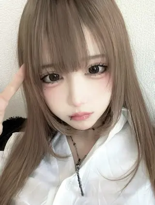 カラー 透明感ベージュ🎀 Anju/渋谷🎀のヘアスタイル