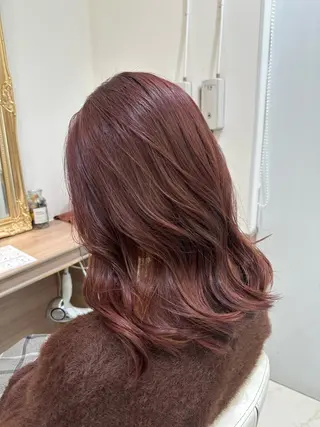 セミロング 🎀艶髪カラー🎀 Aiのヘアスタイル