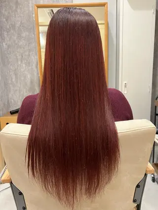 セミロング カラー パーマ 🌈髪質改善・美髪矯 正・平野瀬乃🌈のヘアスタイル