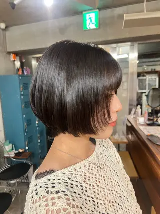 ショート 土田かほ/本日🈳 透明感カラー🍃のヘアスタイル