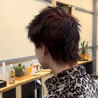 ショート カラー メンズ 梅本 淑人のヘアスタイル