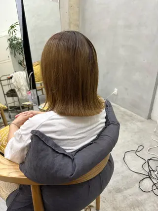 ミディアム MUKU ひかるのヘアスタイル