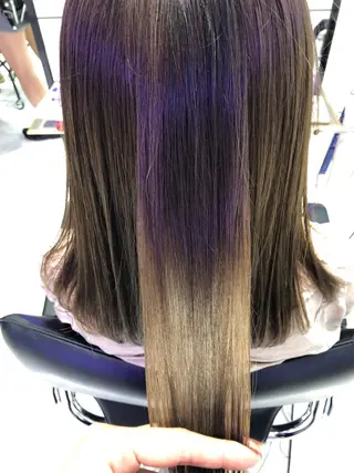 セミロング 相川 愛実のヘアスタイル