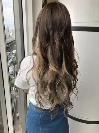 ロング カラー welring hair salonのヘアスタイル
