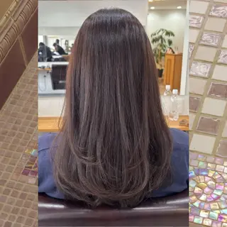 ミディアム 河原 彩心【練習モデル】のヘアスタイル