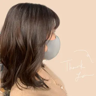 ミディアム カラー 🫧 みゆ🫧のヘアスタイル