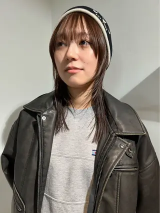 ミディアム カラー 🎀オイダイラ モモカ🎀のヘアスタイル