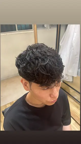 パーマ メンズ 🟦メンズ特化🟦 たかしま　あさひのヘアスタイル