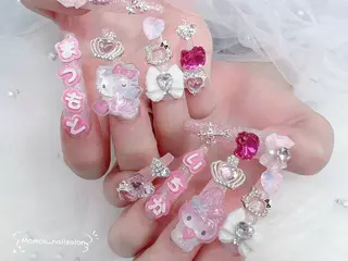 ネイル MoMoA Nail ネイル長さ出し専門店のネイルデザイン
