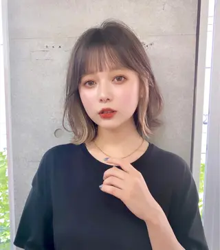 ミディアム カラー 似合わせレイヤー 🇰🇷荒木洋文のヘアスタイル