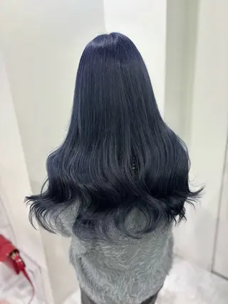 ロング カラー ヘアアレンジ トレンドモテカラー 🩷色落ちまで可愛くのヘアスタイル