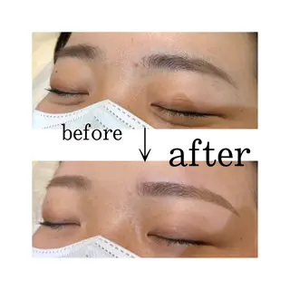 アイブロウ Le'a first【レアファースト】 京都店所属・Le'a first ユイの眉毛・アイブロウイメージ