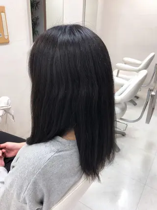 ミディアム 阿部 美咲のヘアスタイル