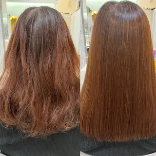 ロング パーマ 【髪質改善】 美髪/久岡徹也のヘアスタイル