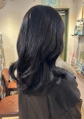 セミロング flencia 丸 和博|カットのヘアスタイル