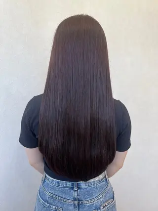 ロング カラー うる艶カラー🫧/ 武笠 友香🤍のヘアスタイル