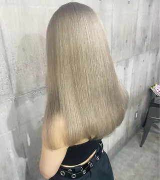 セミロング カラー SHURI❤️🔥 中/韓mix ♡のヘアスタイル