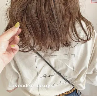 ロング カラー 似合わせカットカラー ♡佐藤捺美のヘアスタイル