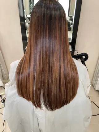 ロング 阿部 祥大のヘアスタイル