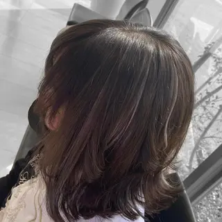 ミディアム カラー sugiki shotaのヘアスタイル