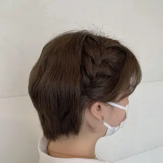 ショート カラー ヘアアレンジ ALLEN hair /まなのヘアスタイル