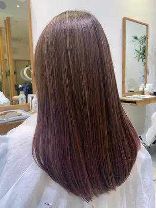 ロング 川口 絵理のヘアスタイル