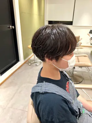 ショート パーマ メンズカット /パーマ🍀田畑玖音のヘアスタイル