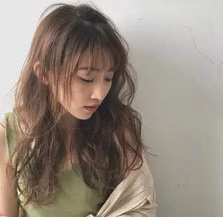 ロング 片山美穂 心斎橋・なんばのヘアスタイル