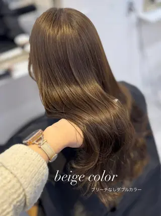 カラー mareka/顔周り /透明感カラー🤍のヘアスタイル