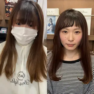 セミロング カラー 統括ディレクター kuriのヘアスタイル