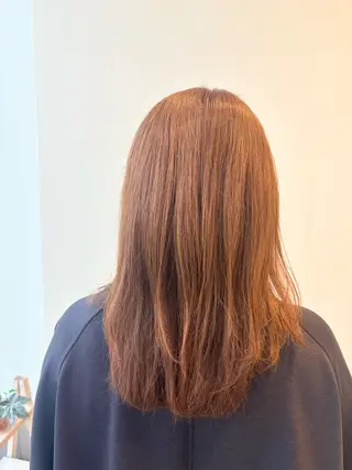 セミロング カラー 堀 ゆきみのヘアスタイル