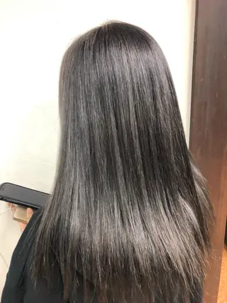 カラー ダブルスキルエクステ /羽エクステ白石宇由のヘアスタイル