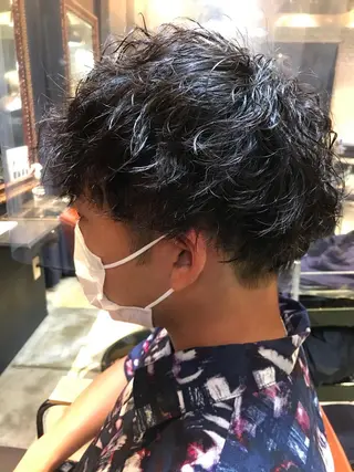 ショート パーマ メンズ 【N°deseo】 Hiromi🦋のヘアスタイル