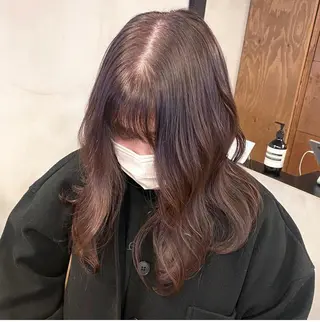 セミロング カラー パーマ ヘアアレンジ メンズ キッズ ネイル マツエク・マツパ アイブロウ 前川 朋香のヘアスタイル