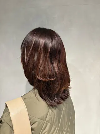 ミディアム カラー カラー/茅ヶ崎/ スパ/Soraのヘアスタイル