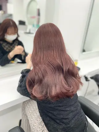 カラー 🥀韓流暖色ヘア 🥀yuzukiのヘアスタイル